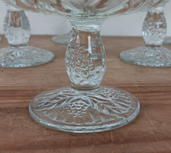 Lot de 6 coupes a glace vintages n°1762