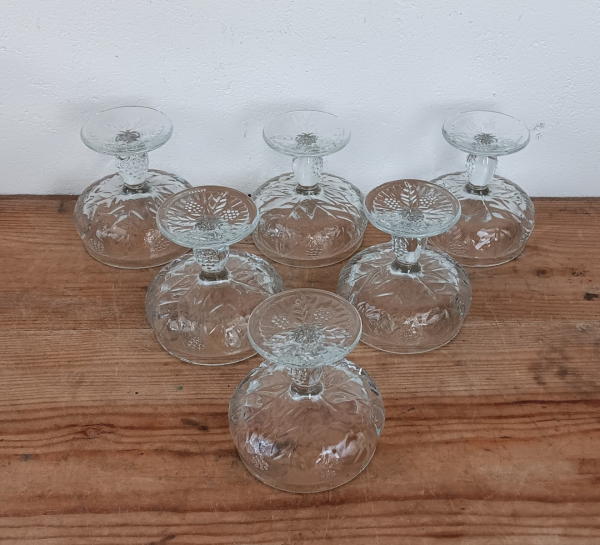 Lot de 6 coupes a glace vintages n°1763