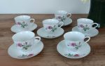 Lot de 6 tasses en porcelaine n°1999