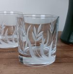 Lot de 4 verres a whisky Cristal d'Arques Flamepis n°1408