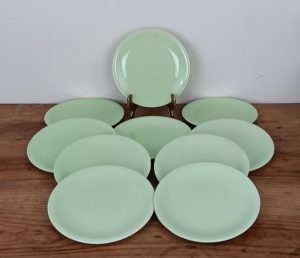 Lot de 10 assiettes a dessert vintage n°1444