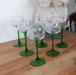 Lot de 6 verres a vin d'Alsace n°1499