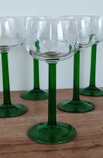 Lot de 6 verres a vin d'Alsace n°1583