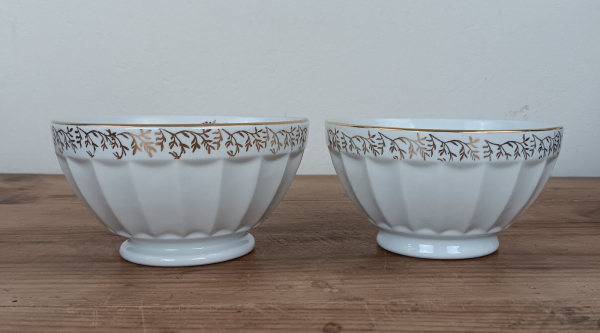 Lot de 2 bols en porcelaine Longchamp n°1602