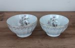 Lot de 2 bols en porcelaine Longchamp n°1602