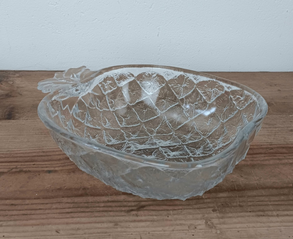 Saladier vintage en verre Ananas n°1612