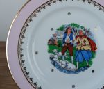 Assiette enfant / Porcelaine de Limoges / n°1900