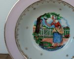 Assiette enfant / Porcelaine de Limoges / n°1898