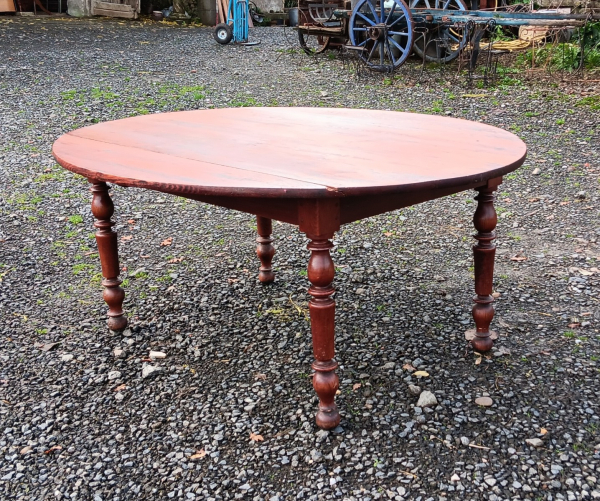 Ancienne table de ferme en pin n°1710