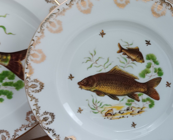 Service a poisson vintage en porcelaine n°1646