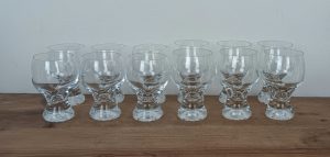 Service de verres vintages n°1666