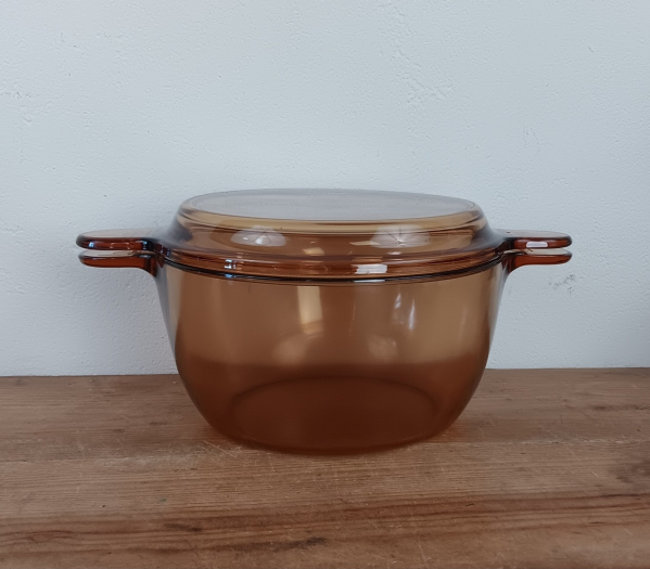 Cocotte Vision / Verre fumé Pyrex n°1549