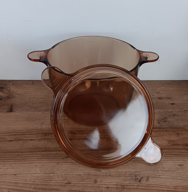 Cocotte Vision / Verre fumé Pyrex n°1551