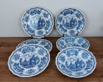 Lot de 10 assiettes en faïence n°1544