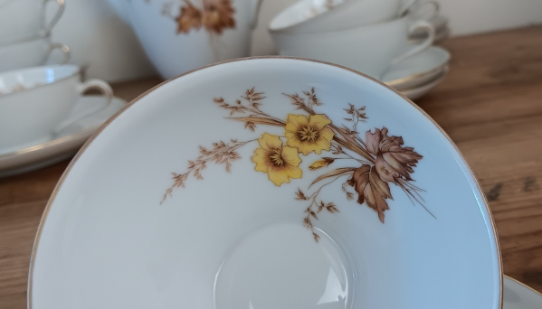 Service a café vintage en porcelaine n°1542