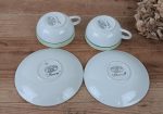 Lot de 2 tasses a café vintages Linon n°2087