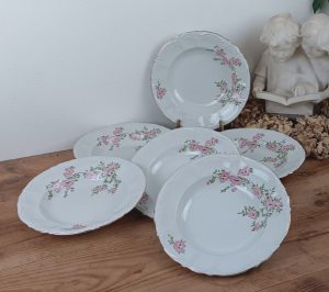 Lot de 6 assiettes a soupe en porcelaine n°2059