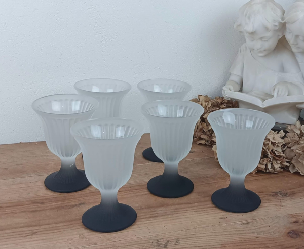 Lot de 6 coupes a glace n°2093