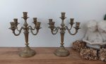 Paire de chandeliers en bronze n°2181