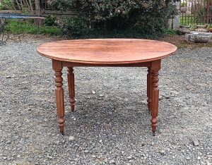 Ancienne table a volets en Orme n°2217