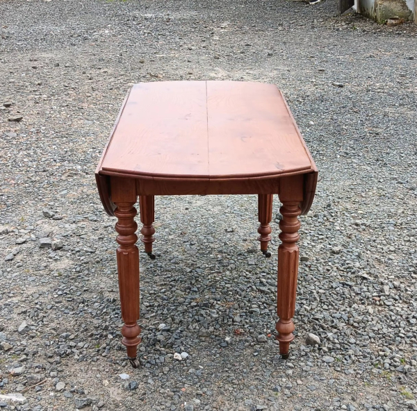 Ancienne table a volets en Orme n°2217