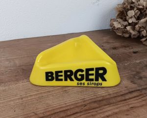 Cendrier vintage Sirop Berger n°2229