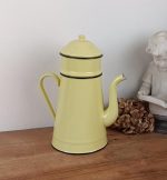 Cafetière vintage en tôle émaillée n°2230