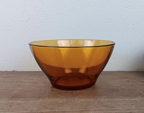 Bol vintage / verre ambré / Duralex n°2260