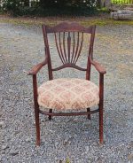 Ancien fauteuil Fischel / Bois courbé / n°2073