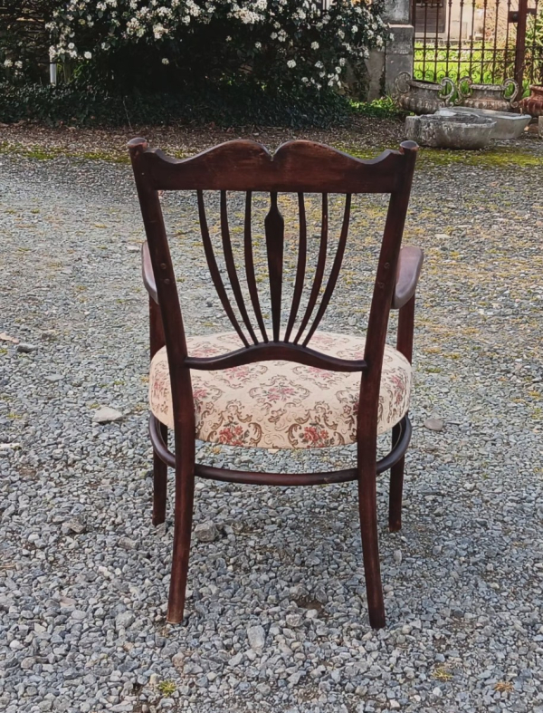 Ancien fauteuil Fischel / Bois courbé / n°2073