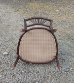 Ancien fauteuil Fischel / Bois courbé / n°2073