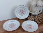 Lot de 3 assiettes a soupe vintage n°2390