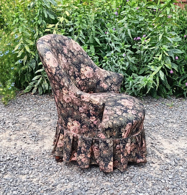 Ancien fauteuil " Crapaud " n°2487