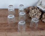 Lot de 6 verres en cristal de Bohème n°2501