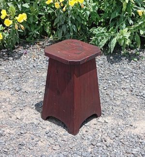 Tabouret de ferme en bois n°2422