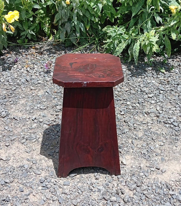 Tabouret de ferme en bois n°2422