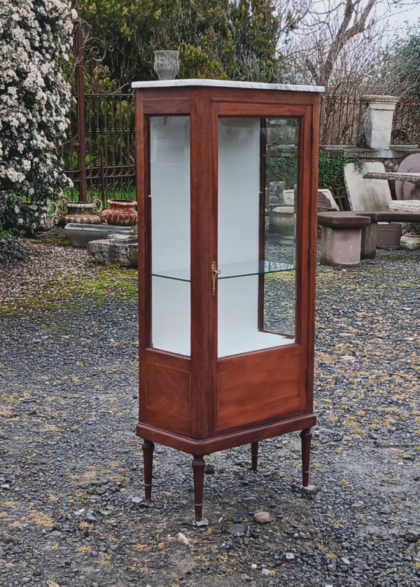 Vitrine style Louis XVI en acajou n°2133