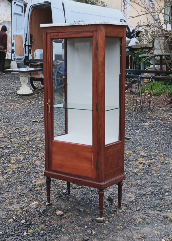 Vitrine style Louis XVI en acajou n°2133