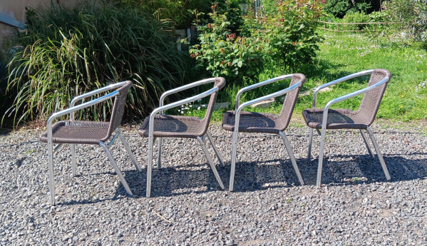 Lot de 4 chaises de bar n°2310