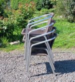 Lot de 4 chaises de bar n°2310