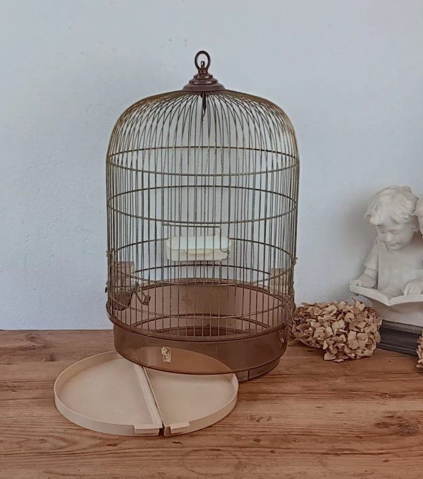 Cage a oiseaux vintage n°2584