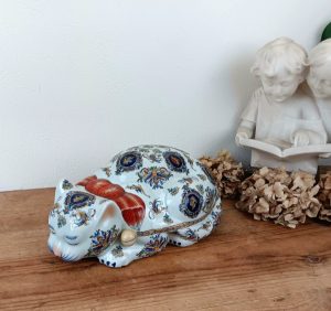 gros chat en porcelaine chinoise n°2815