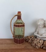 Bouteille vintage / Rotin / n°2757