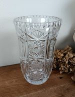 Ancien vase en cristal de Bohême n°2785