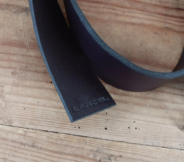 Ceinture vintage en cuir Lancel n°2810