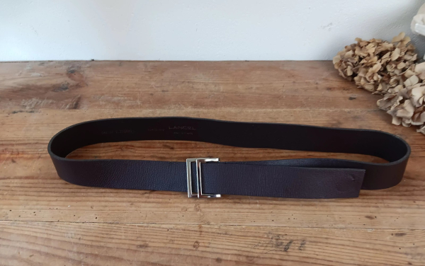 Ceinture vintage en cuir Lancel n°2810