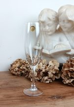 Lot 6 flûtes a champagne Cristal d'Arques Vicomte n°2830