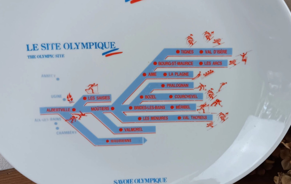 Assiette jeux olympiques d'hiver 1992 n°2914