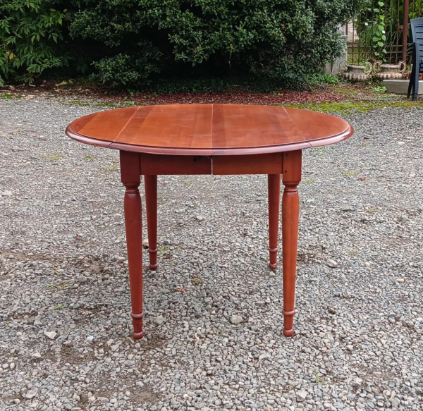 Table a volets en merisier + rallonges n°2933