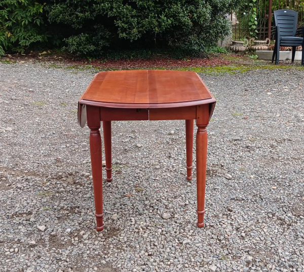 Table a volets en merisier + rallonges n°2933